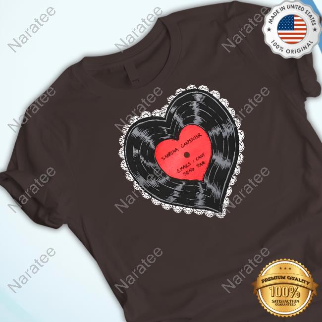 Sabrina Carpenter Vinylheart Long Sleeve Tee