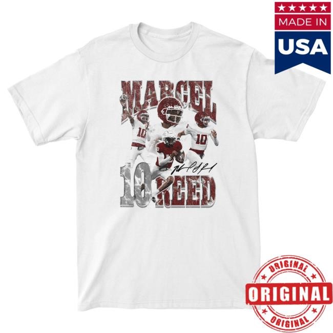 Official Nil Store Merch Shop Marcel Reed Graphic White Tees
