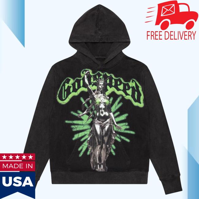 Official Godspeed Nyc Clothing Merch Modern Liberty Sweatshirt (Black)