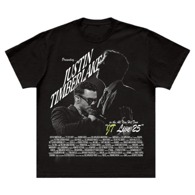 Official Justin Timberlake Kaunus Tour Event Shirt
