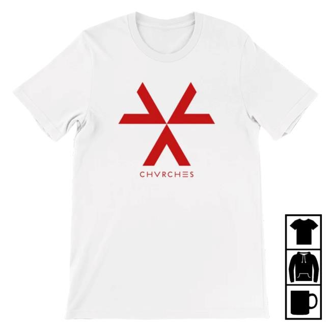 Chvrches Official Merch Shop Triangles T-Shirt