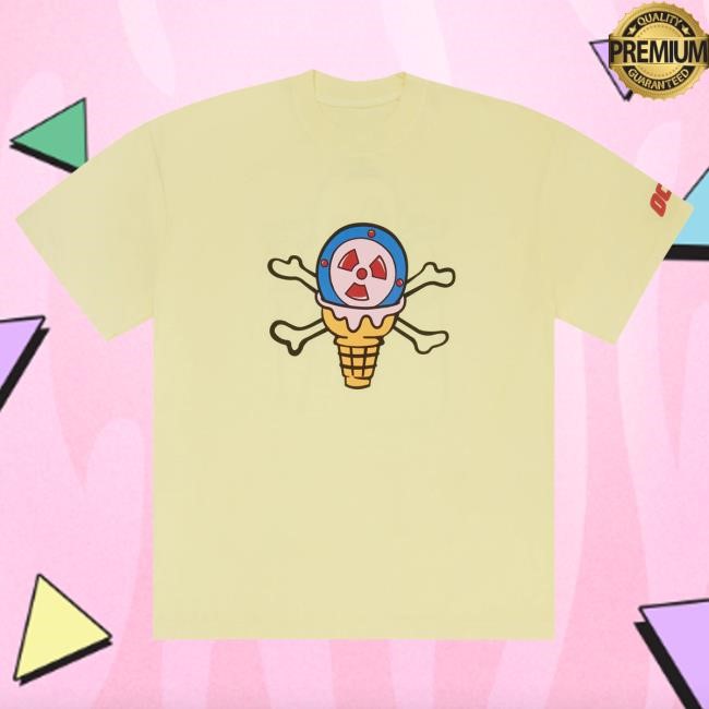 Don Toliver Official Store Merch Icecream Cones & Bones Octane New Shirt (Butter)