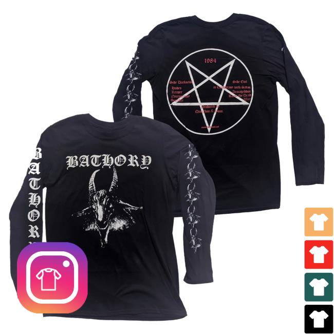 Official Night Shift Merch Indie Merch Store Bathory - Goat Long Sleeve Tee Shirt Nightshiftmerch Indiemerchstore