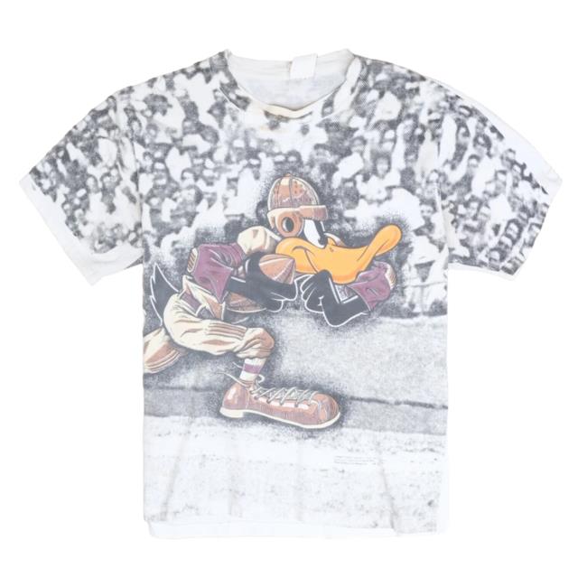 Official Vintage Daffy Duck Football Sweatshirt Looney Tunes 3D All Over Print 90S