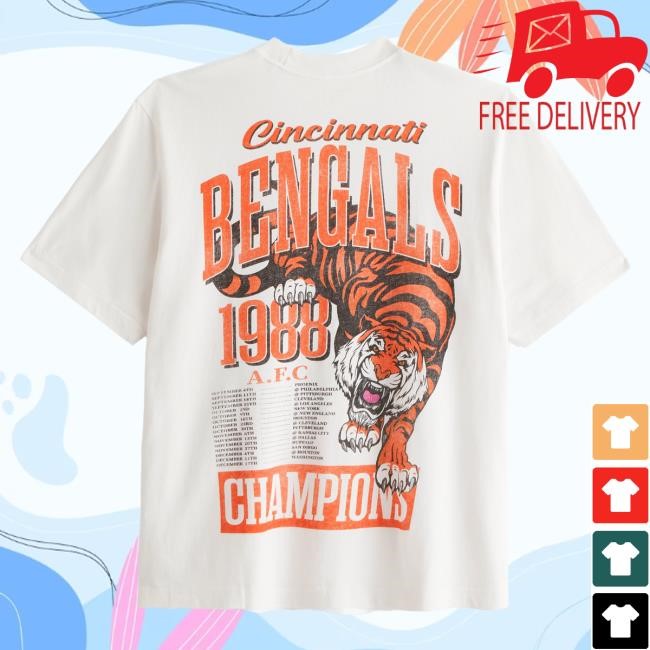 Official Abercrombie And Fitch Shop Cincinnati Bengals Vintage-Inspired Graphic New Shirt NFL by Abercrombie