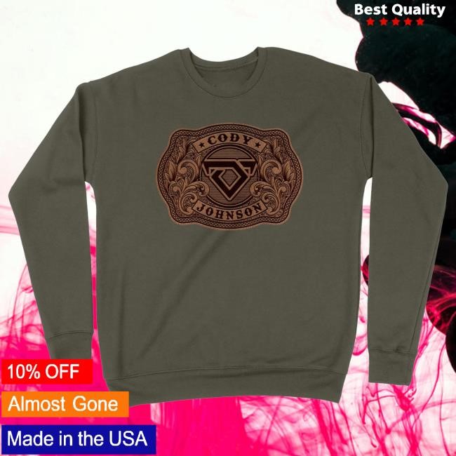 Official Official Cody Johnson Merch Store Cody Johnson Leather Buckle Sweatshirts