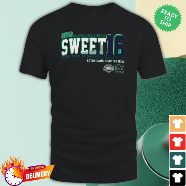 2023 Ncaa Di Women’S Basketball Sweet 16 Notre Dame The Road To Dallas shirt
