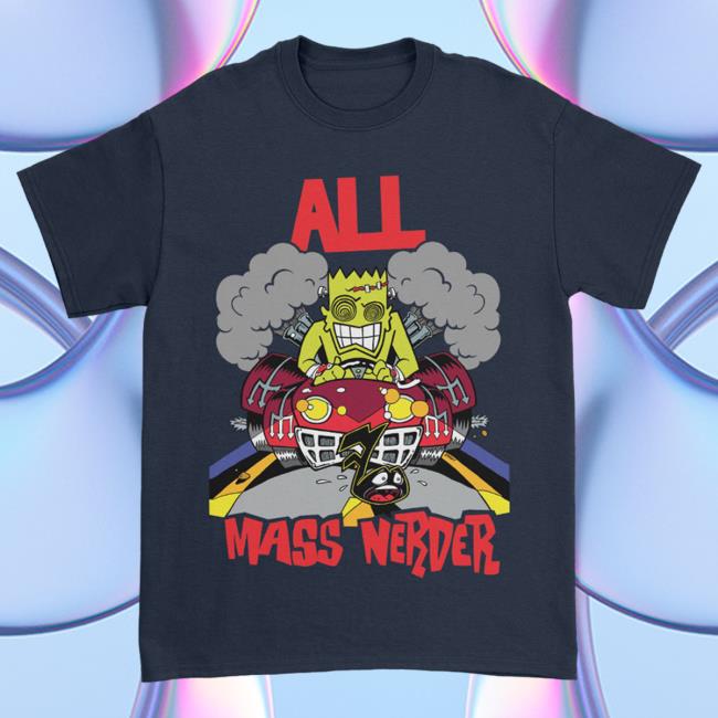 Official Kings Road Merch Store All Mass Nerder Tshirt (Navy) Kings Road Shop