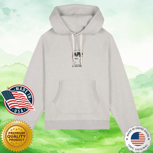 Official Brain Dead Merch Store We Are Brain Dead x A.P.C. Fleece Logo Head Raglan Hood - Oatmeal