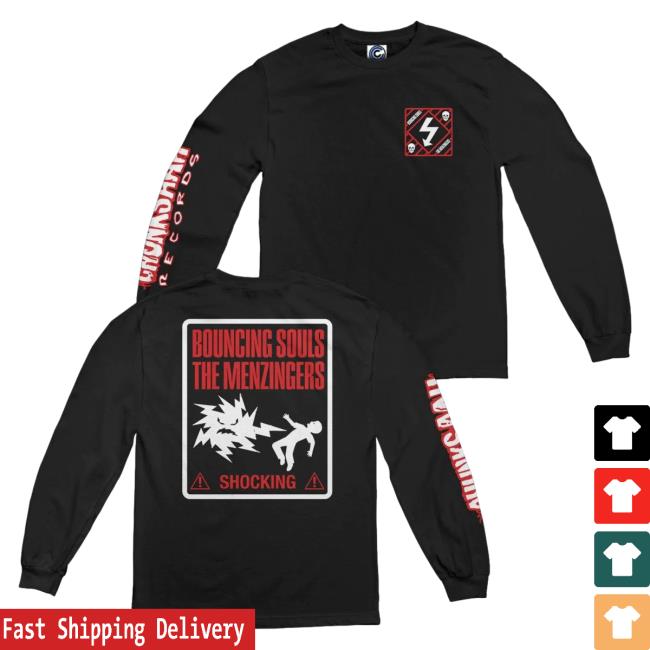 Cold Cuts Merch The Bouncing Souls/The Menzingers "Shocking" Sweatshirt