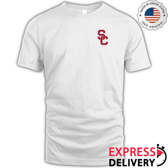 USC Trojans Men's Vineyard Vines White Travel Sweatshirt