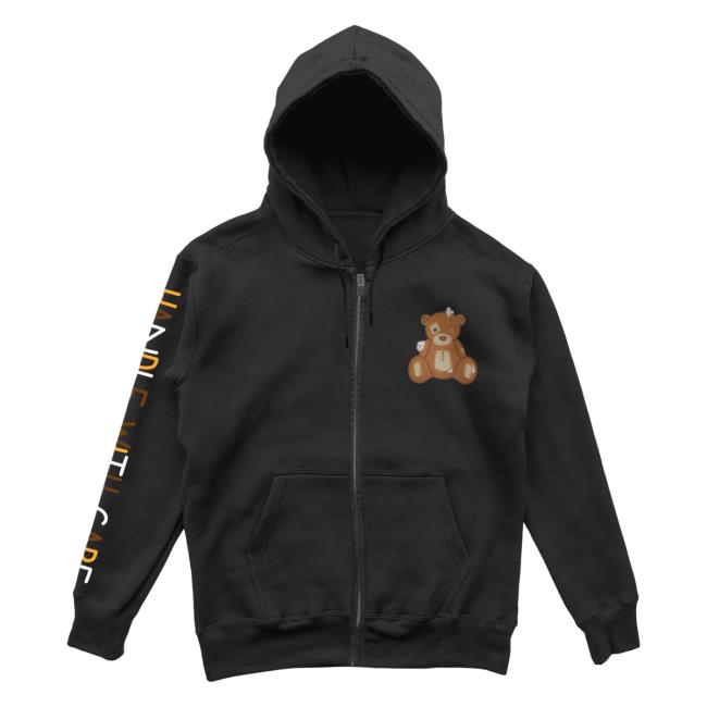 Dream Clothing Handle With Care Zip Up Sweater