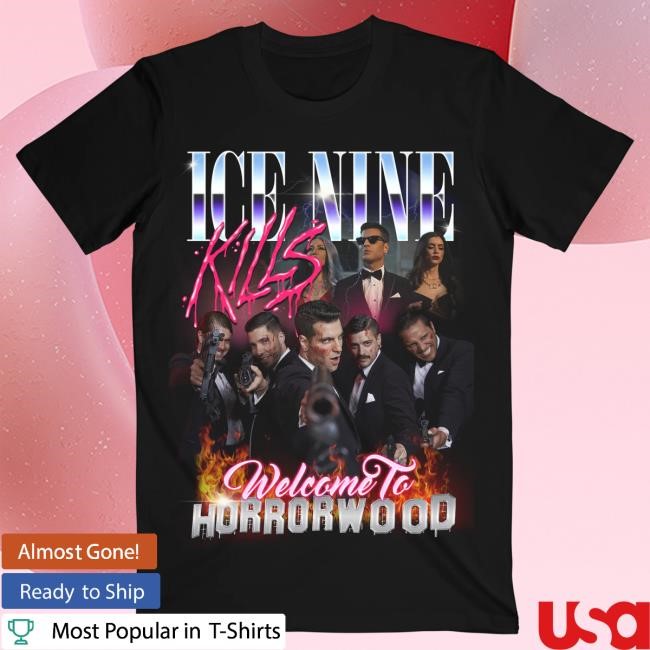 Official Ice Nine Kills Merch Store Welcome To Horrorwood Tshirt Ink Merch IceNineKills
