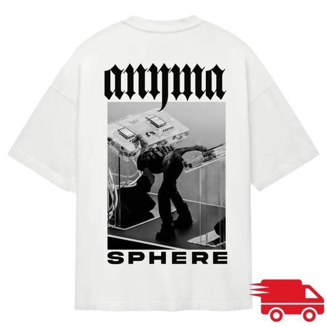 Official Anyma Merch Store Anyma Controller Hot Shirt (White) (Online Exclusive)