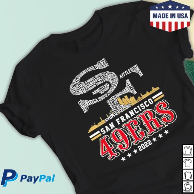 San Francisco 49Ers 2022 Name Team Hoodie