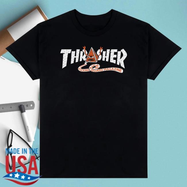 Thrasher x Toy Machine Pyramid Tee Shirt