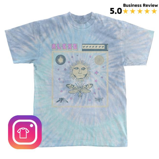 Official Sandy Alex G Merch Alex G Moth Tie Dye Crew