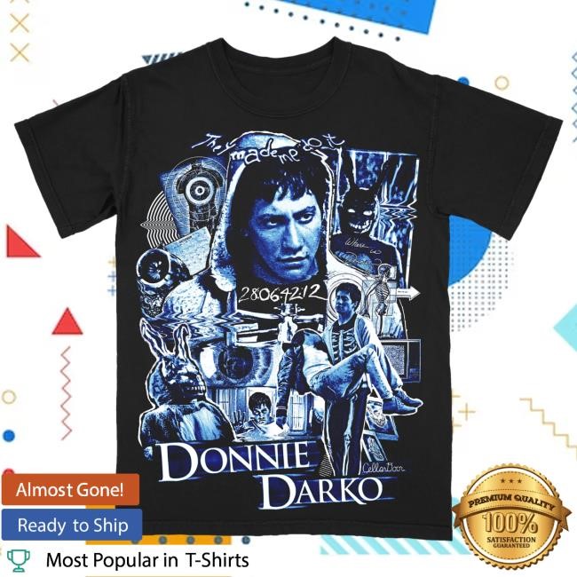 City Crowd Travel Donnie Darko Long Sleeve By Creep-O-Rama Late Season Fans Wear Donnie Darko Long Sleeve Creep-O-Rama