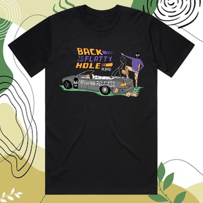 Powerfish Back To The Flatty Hole T-Shirt New T-Shirt