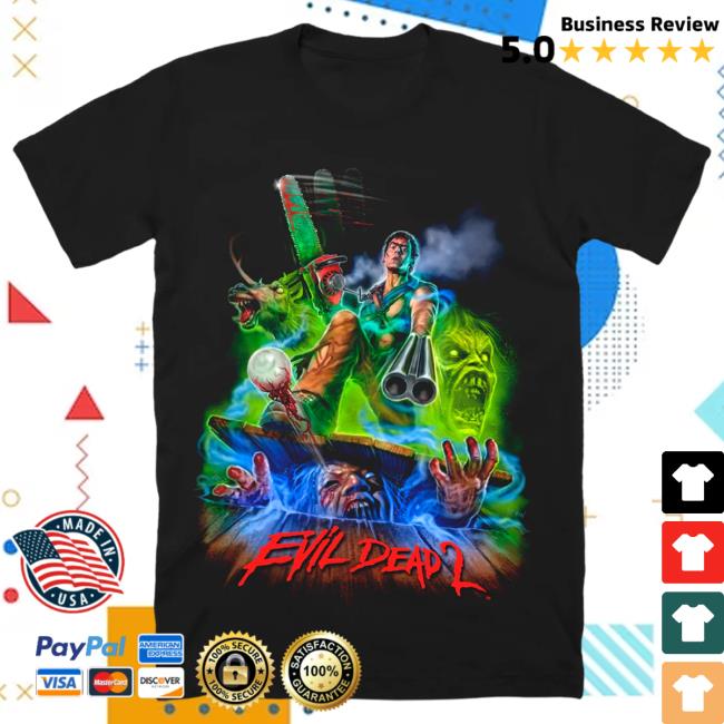 Official Cavity Colors Evil Dead 2: Hero Ash - T-Shirts