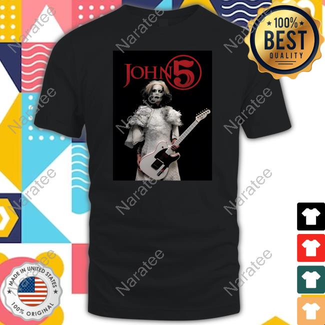 Official John 5 Store Ghost White Telecaster T-Shirt