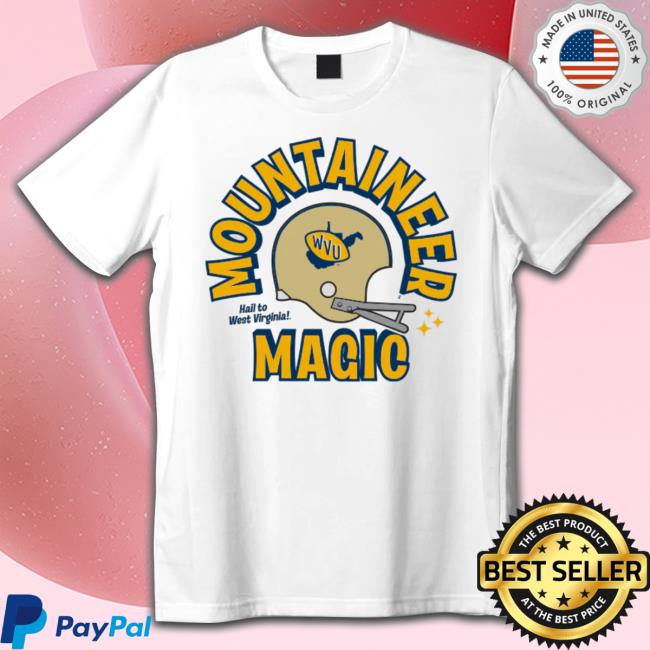WVU Football Mountaineer Magic Long Sleeved T Shirt WVU Football Mountaineer Magic Hoodie