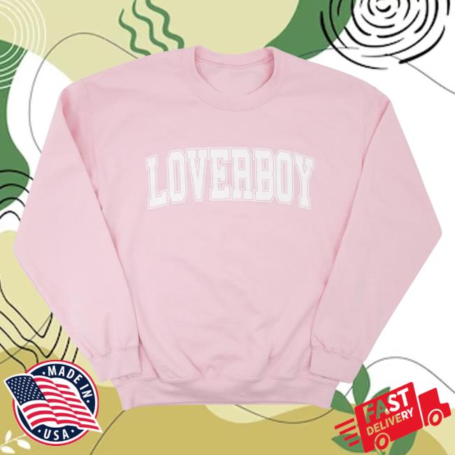 Official Loverboy Merch The University Xoxo Edition - Light Pink Crew