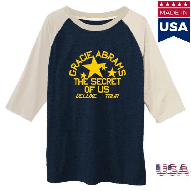 Official Gracie Abrams Merch Store TSOU Deluxe Tour Raglan Long Sleeve Hot Shirt GracieAbrams