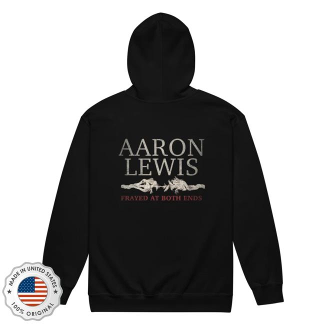 Official Aaron Lewis Merch Store Aaron Lewis - Frayed At Both Ends Zip Crew Aaron Lewis Apparel Clothing Shop