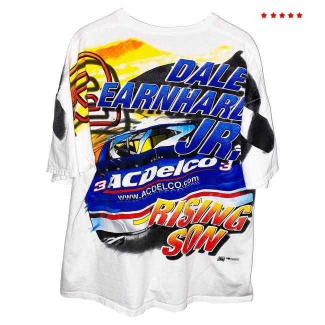 Gratefulthreadsny Vintage Dale Earnhardt Jr. Adelco Aop Tee