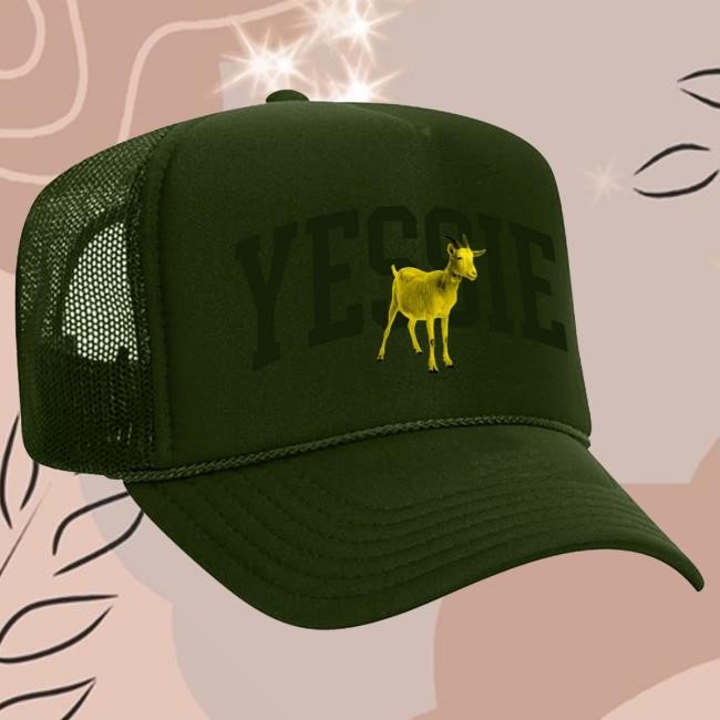 Official Jessie Reyez Merch Jessie Reyez Yessie The Goat Trucker Cap, Olive
