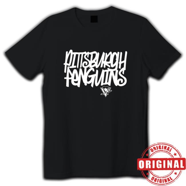 Official Pittsburgh penguins levelwear richmond graffiti Tee
