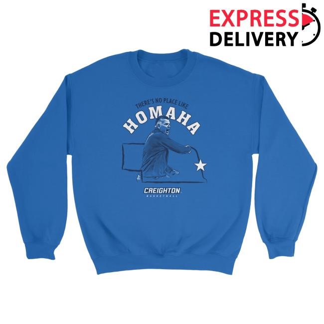 Layer Up and Get Loud – Creighton No Place Like Homaha Hoodie US supporter essential with Bluejays spirit