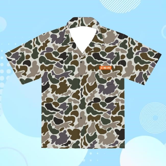 Official C Boys Merch Duck Camo Party Suit Button-Up Popover Shirt