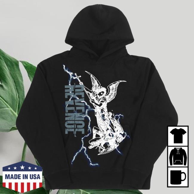 Official Revenge XXXTentacion Apparel Clothing Store Shop Revenge Archngel Lightning Hoodie XXX Tentacion Merch