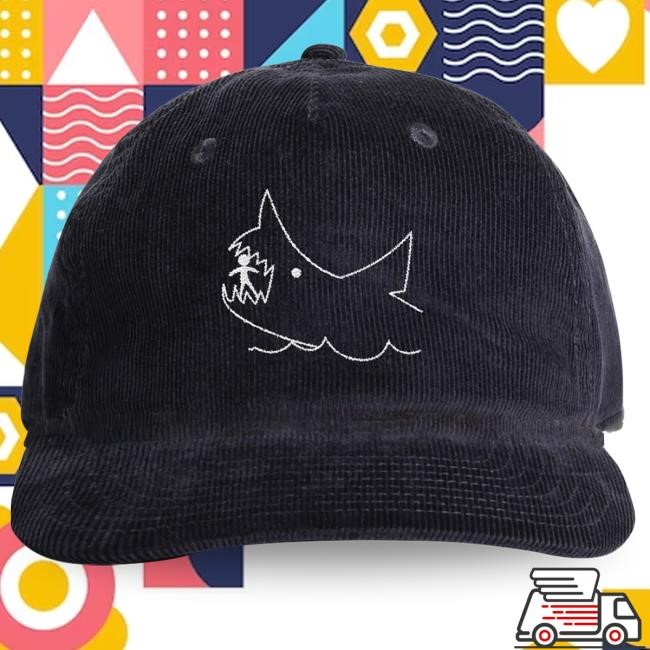 Official Super Yaki Bad Fish Corduroy Rope Cap SuperYaki