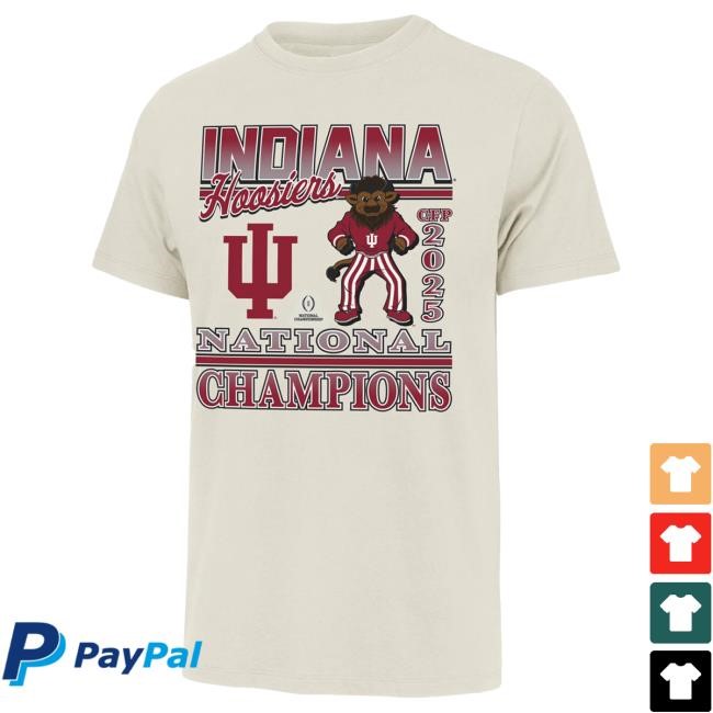 Ladies Indiana Hoosiers 2025 National Champs NCAA Football Top