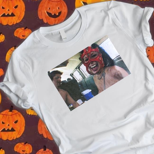 Gianna Michaels Wearing A Big Van Vader Mask Hoodie