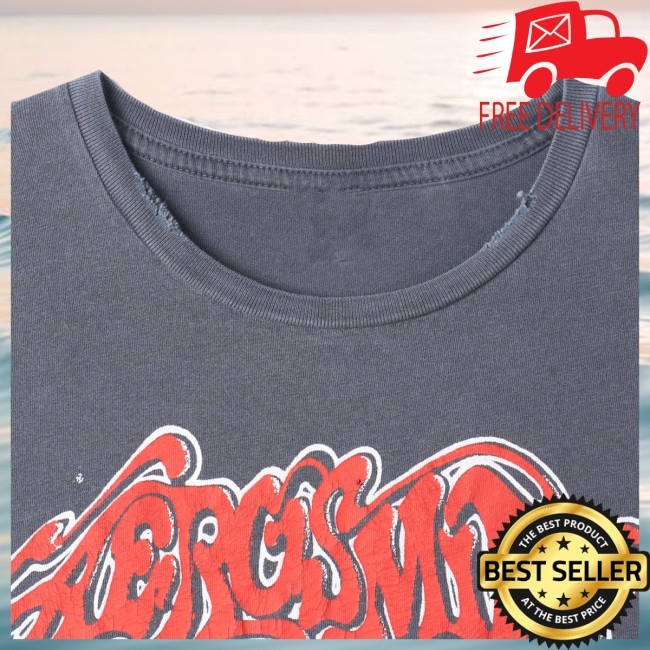 Official Mwas035t-M Dusk Aerosmith In Concert 90'S Fit S/S New Tee - Madeworn Official Mwas035t-M Dusk Aerosmith In Concert 90'S Fit S/S Tee - Madeworn