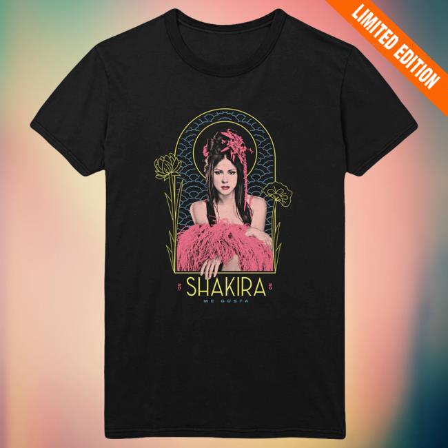 Official Shakira Merch Store Shakira Archway Tees - Black Shakira Apparel Clothing Shop