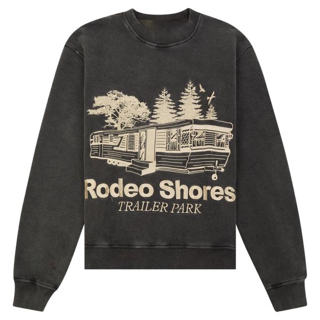 Official Capsule Clothing Store Capsule Nyc Diet Starts Monday Rodeo Shores Crew neck | Vintage Black CapsuleNyc