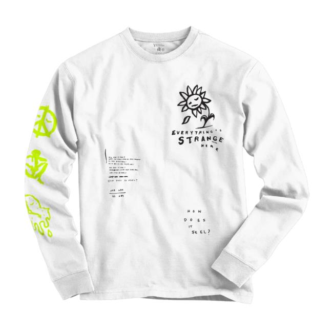 G Eazy Apparel Clothing Store Shop Falling Petal Long-Sleeve