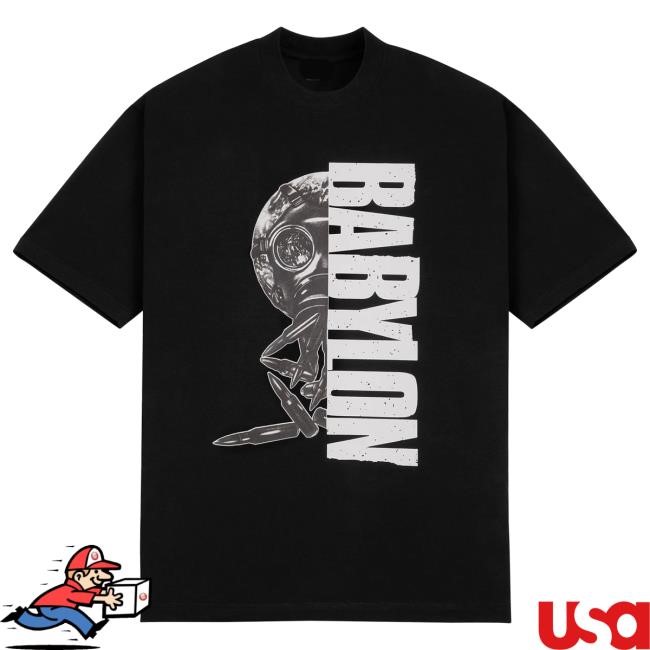 Official Babylon La Gas Mask Tee Visual Artwork