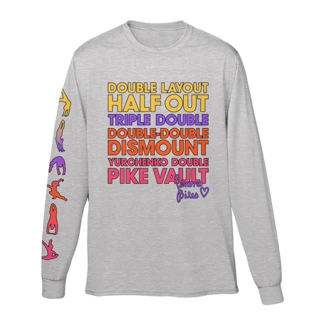 Gold Over America Merch Simone Biles Move List L/S Shirt Gold Over America Shop