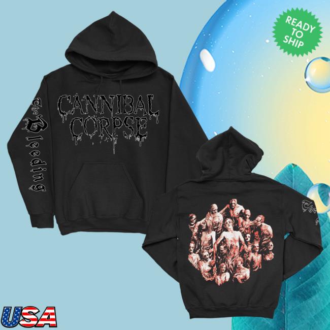 Official Cannibal Corpse Merch The Bleeding Hoody (Black)