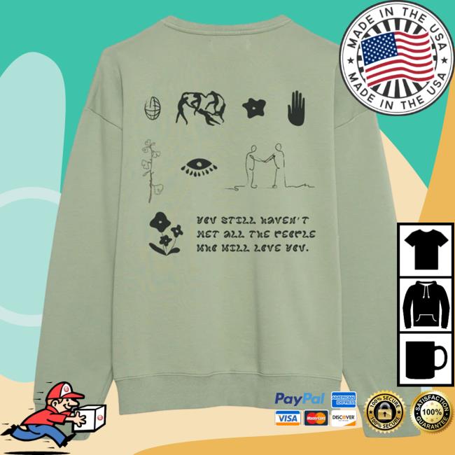 Official Seek Discomfort Merch Sage Love Symbols Sweatshirt
