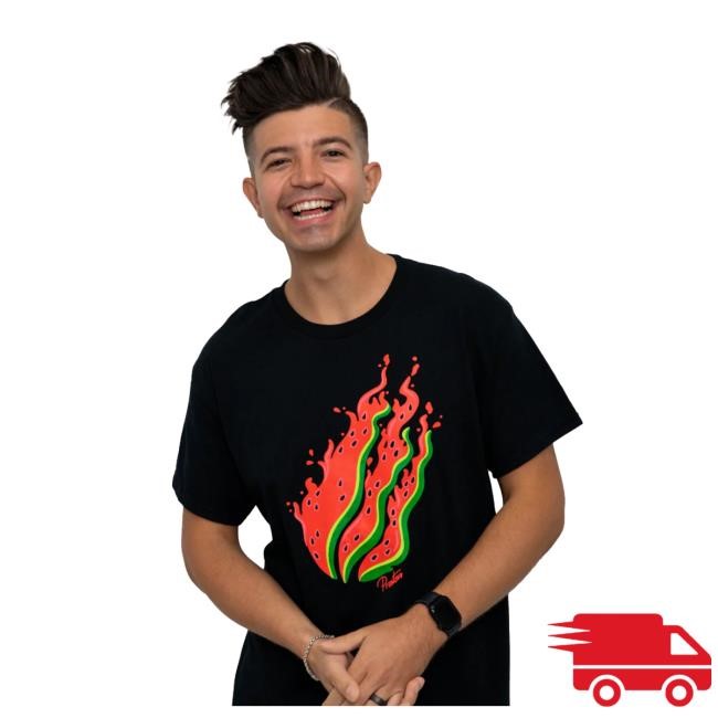 Watermelon Flame Short Sleeve Shirt – Fire Merch