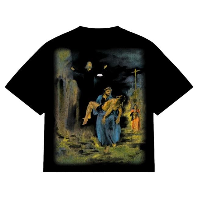Minimal Faithwear In His Arms Tee Arcangel Everyday Faith Icon In His Arms Tee Arcangel
