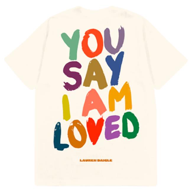 Official Lauren Daigle Merch Store Shop LaurenDaigle You Say I Am Loved Tour Shirt 2023