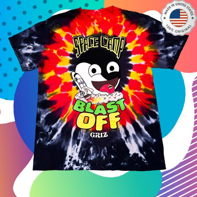 Official Griz Shop Blastofff! Space Camp Lava Dye Shirt 2023